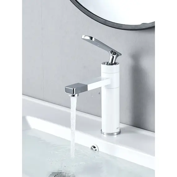 Смеситель для раковины умывальника в ванную Shevanik S6601F, изображение 12