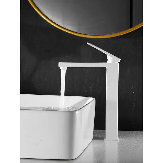 Высокий смеситель для накладной раковины в ванну Shevanik S6811C, изображение 12