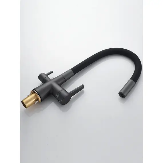 Смеситель для кухни с гибким изливом и фильтром Shevanik S668Y, изображение 14