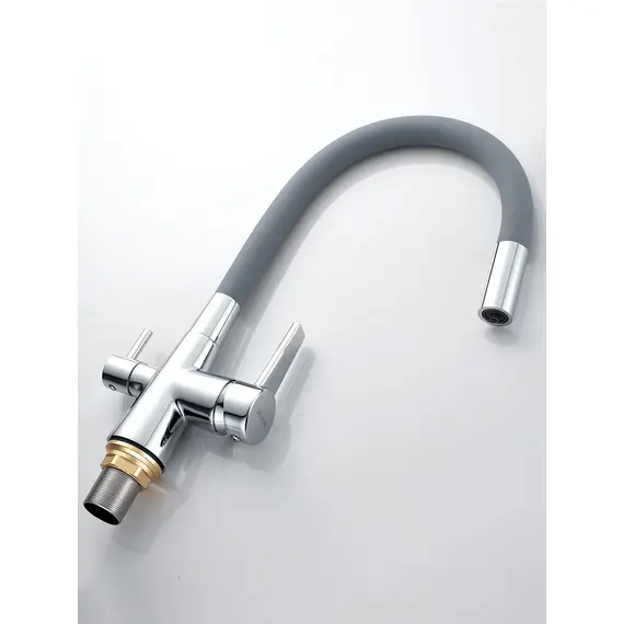 Смеситель для кухни с гибким изливом и фильтром Shevanik S668, изображение 14