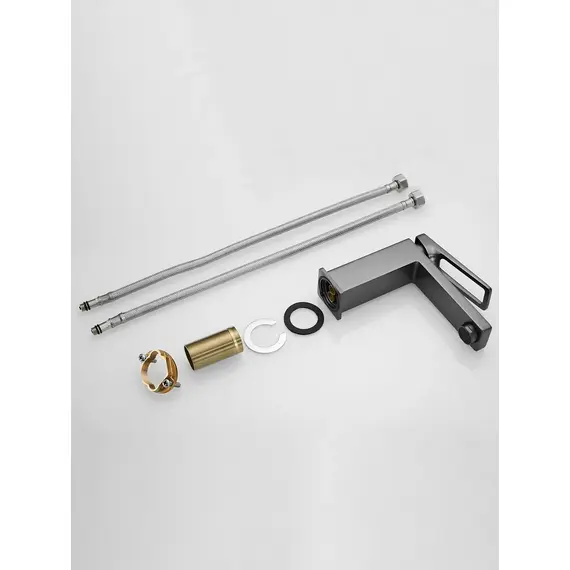 Смеситель для раковины умывальника в ванную Shevanik S6801T, изображение 15