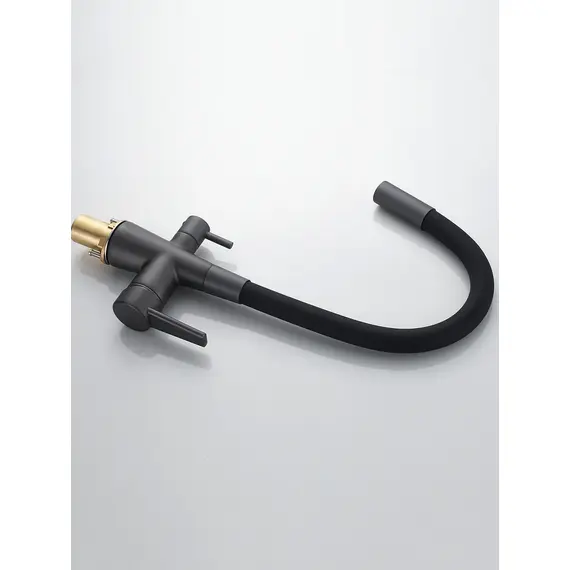 Смеситель для кухни с гибким изливом и фильтром Shevanik S668Y, изображение 15