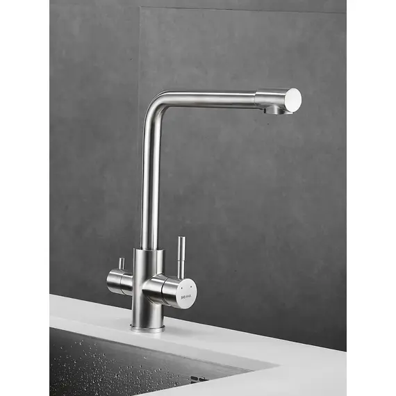 Высокий смеситель для кухни с фильтром для воды Shevanik S868B, изображение 17
