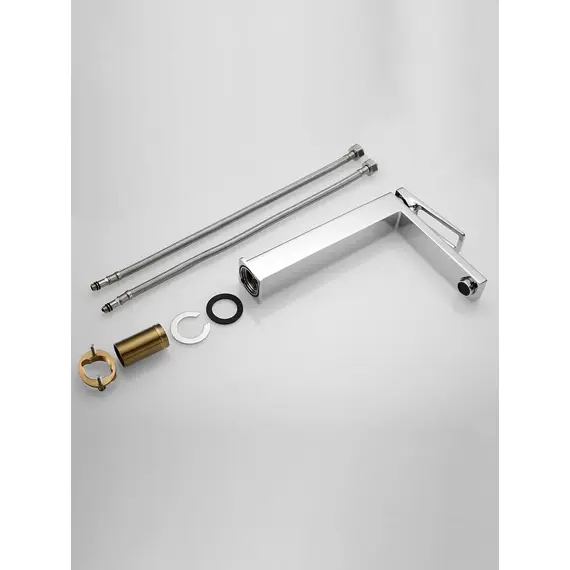 Высокий смеситель для накладной раковины в ванну Shevanik S6811, изображение 17