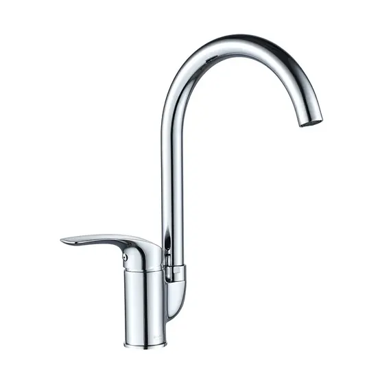 Высокий однорычажный смеситель для кухни на мойку Shevanik S5553, изображение 19