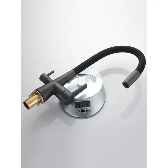 Смеситель для кухни с гибким изливом и фильтром Shevanik S668Y, изображение 23