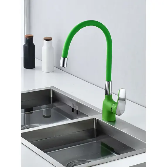 Смеситель для кухни с гибким изливом шлангом Shevanik S443-5, изображение 2