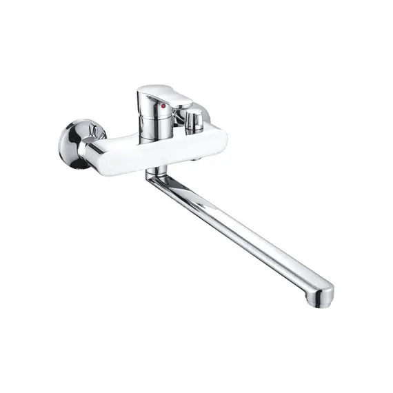 Смеситель для ванны с длинным изливом и душем Shevanik S5622, изображение 2