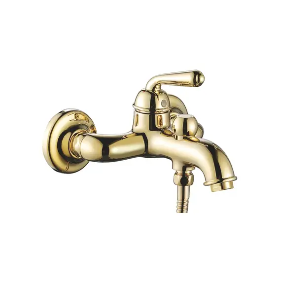 Смеситель для ванны с коротким изливом и душем Rose R0202E, изображение 2