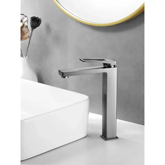 Высокий смеситель для накладной раковины в ванну Shevanik S6811T, изображение 3