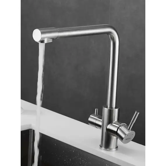 Высокий смеситель для кухни с фильтром для воды Shevanik S868B, изображение 3