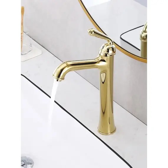 Высокий смеситель для накладной раковины в ванну Rose R0211E, изображение 3