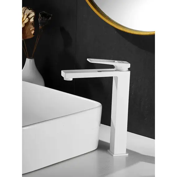 Высокий смеситель для накладной раковины в ванну Shevanik S6811C, изображение 3