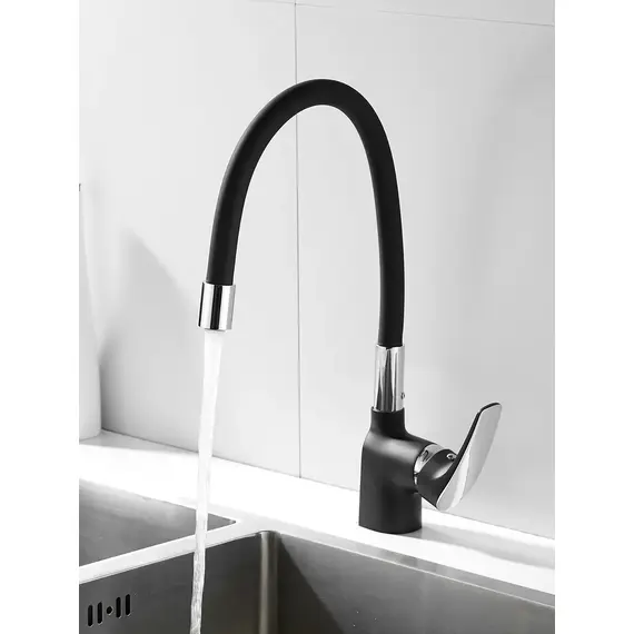 Смеситель для кухни с гибким изливом шлангом Shevanik S443-3, изображение 3