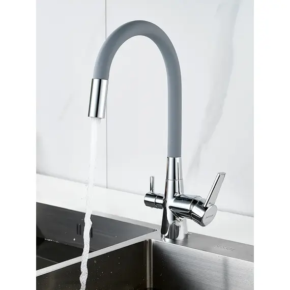 Смеситель для кухни с гибким изливом и фильтром Shevanik S668, изображение 3