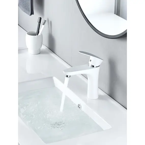 Смеситель для раковины умывальника в ванную Shevanik S9801F, изображение 4