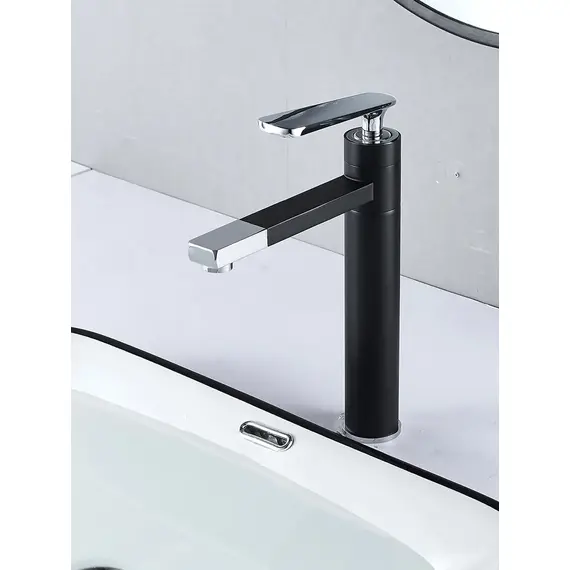 Высокий смеситель для накладной раковины в ванну Shevanik S6611H, изображение 4