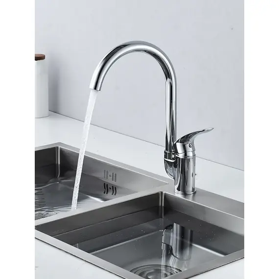 Высокий однорычажный смеситель для кухни на мойку Shevanik S5553, изображение 4
