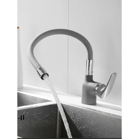 Смеситель для кухни с гибким изливом шлангом Shevanik S443-9, изображение 4