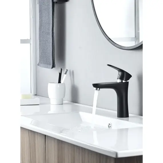 Смеситель для раковины умывальника в ванную Shevanik S9801H, изображение 4