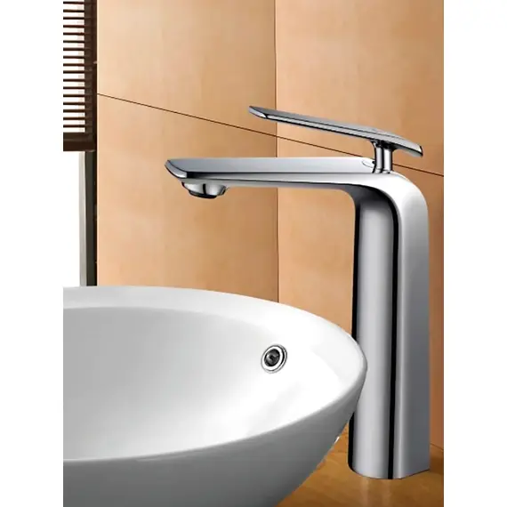 Высокий смеситель для накладной раковины в ванну Rose R1311, изображение 4