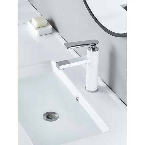 Высокий смеситель для накладной раковины в ванну Shevanik S6611F, изображение 4