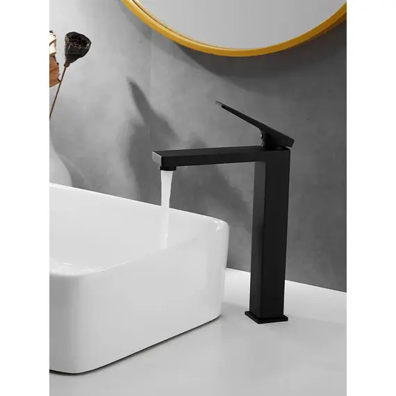 Высокий смеситель для накладной раковины в ванну Shevanik S6811H, изображение 5