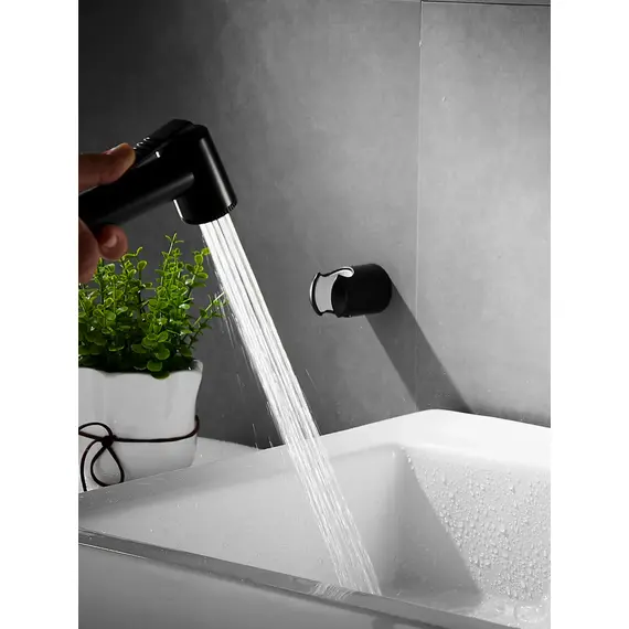 Смеситель для раковины в ванну с гигиеническим душем Shevanik S6071H, изображение 5