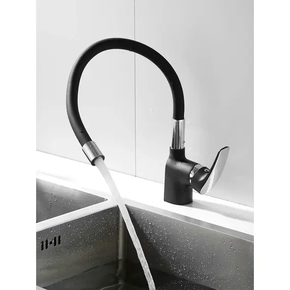 Смеситель для кухни с гибким изливом шлангом Shevanik S443-3, изображение 5