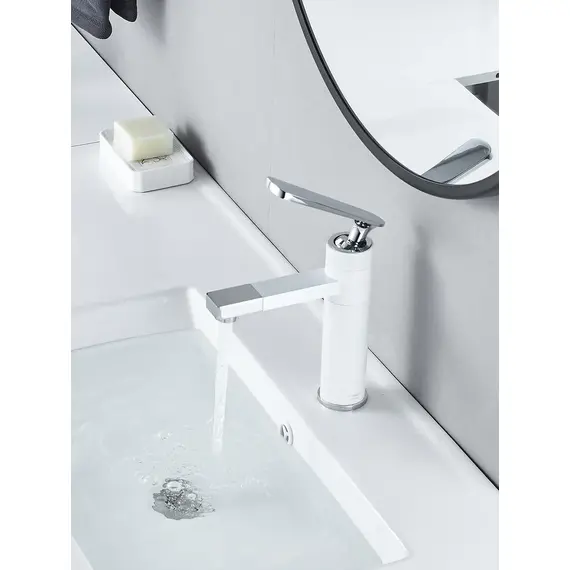 Высокий смеситель для накладной раковины в ванну Shevanik S6611F, изображение 5