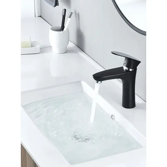 Смеситель для раковины умывальника в ванную Shevanik S9801H, изображение 5