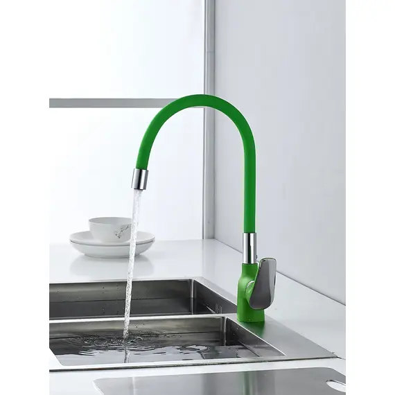 Смеситель для кухни с гибким изливом шлангом Shevanik S443-5, изображение 5