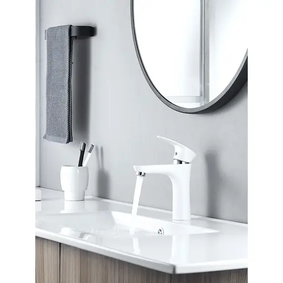 Смеситель для раковины умывальника в ванную Shevanik S9801F, изображение 5