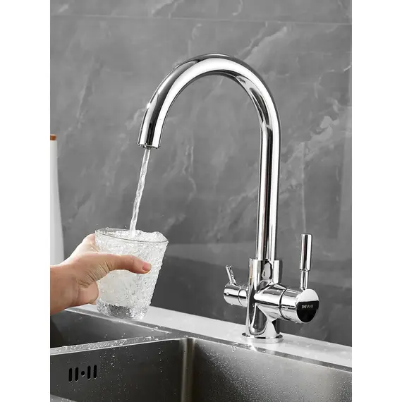 Высокий смеситель для кухни с фильтром для воды Shevanik S168, изображение 6