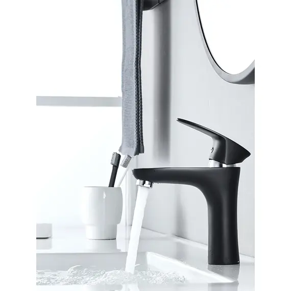 Смеситель для раковины умывальника в ванную Shevanik S9801H, изображение 6