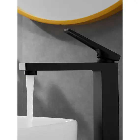 Высокий смеситель для накладной раковины в ванну Shevanik S6811H, изображение 6