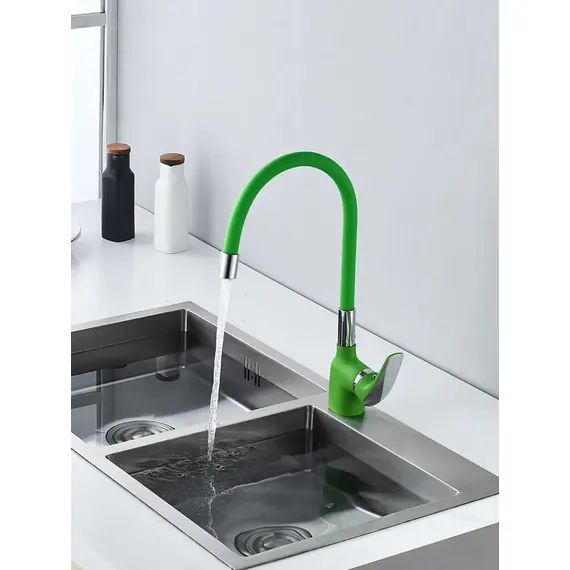 Смеситель для кухни с гибким изливом шлангом Shevanik S443-5, изображение 6