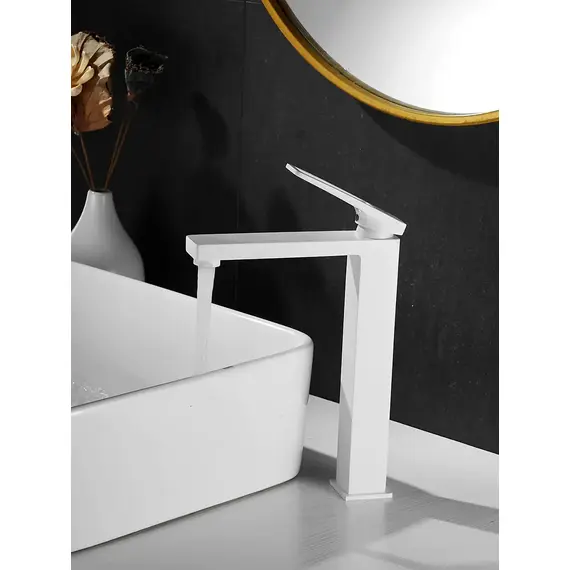 Высокий смеситель для накладной раковины в ванну Shevanik S6811C, изображение 6