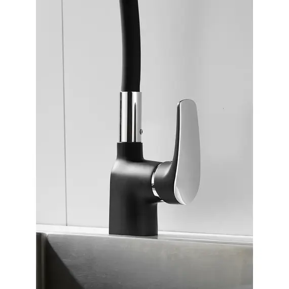 Смеситель для кухни с гибким изливом шлангом Shevanik S443-3, изображение 7