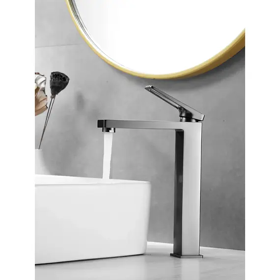 Высокий смеситель для накладной раковины в ванну Shevanik S6811T, изображение 7