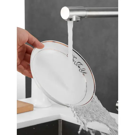 Высокий смеситель для кухни с фильтром для воды Shevanik S868B, изображение 7