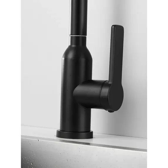 Смеситель для кухни с гибким изливом и душем Shevanik S843H-3, изображение 8