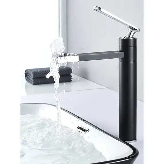 Высокий смеситель для накладной раковины в ванну Shevanik S6611H, изображение 8