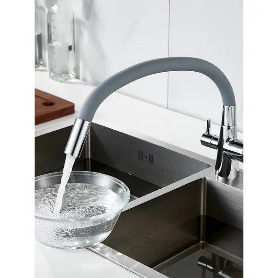 Смеситель для кухни с гибким изливом и фильтром Shevanik S668, изображение 8