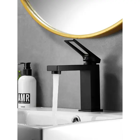 Смеситель для раковины умывальника в ванную Shevanik S6801H, изображение 8