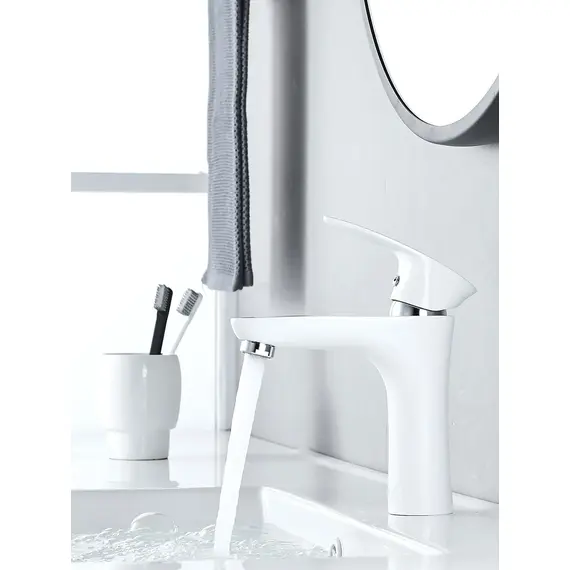 Смеситель для раковины умывальника в ванную Shevanik S9801F, изображение 8