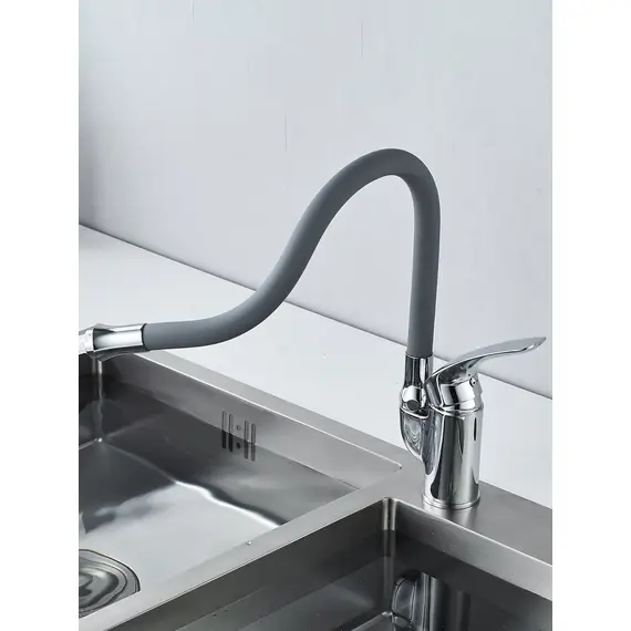 Смеситель для кухни с гибким изливом шлангом Shevanik S5543-9, изображение 8