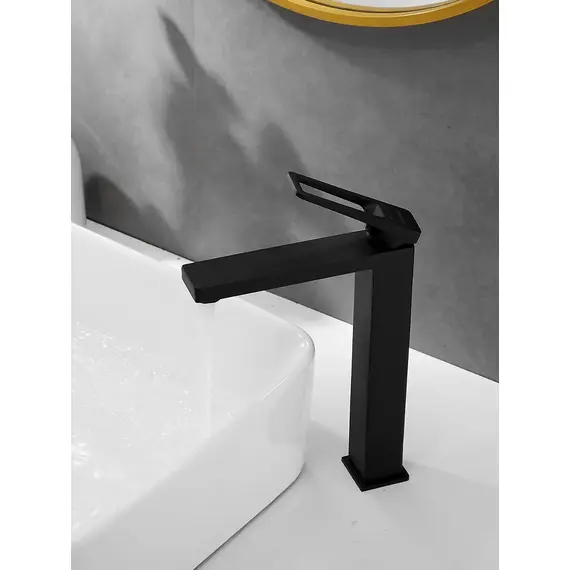 Высокий смеситель для накладной раковины в ванну Shevanik S6811H, изображение 8