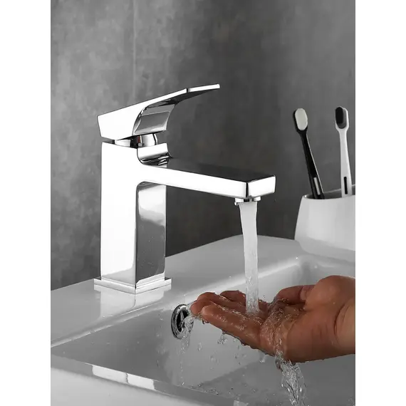 Смеситель для раковины умывальника в ванную Rose R1001-1, изображение 9