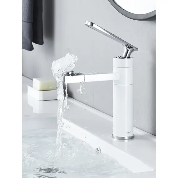 Высокий смеситель для накладной раковины в ванну Shevanik S6611F, изображение 9